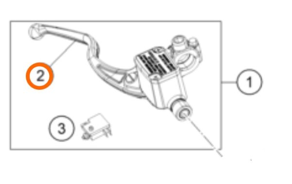 MANIGUETA DE FRENO 250 DUKE 17-21