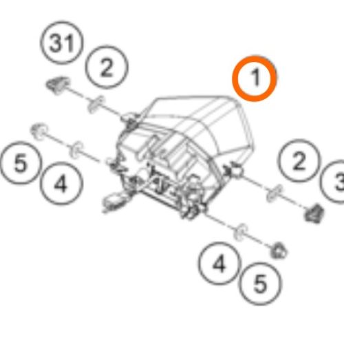 LUZ DE STOP 250/390 DUKE 17-20