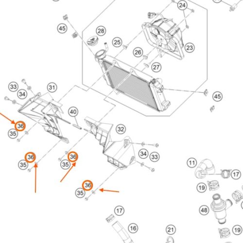 ARANDELA DUKE 250/390 17-18