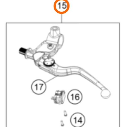 MANIGUETA DE EMBRAGUE 390 DUKE CPL 17-20