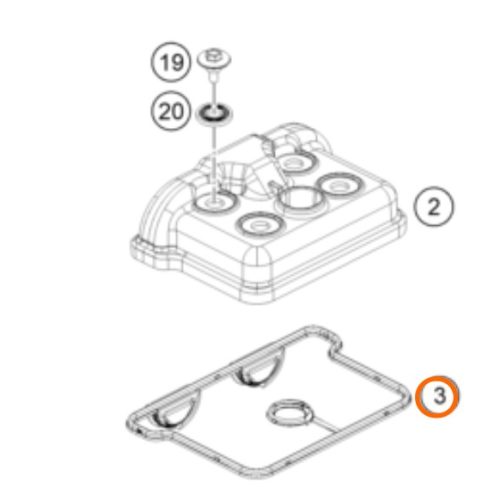 EMPAQUE DE TAPA VALVULAS 200 DUKE 17-20