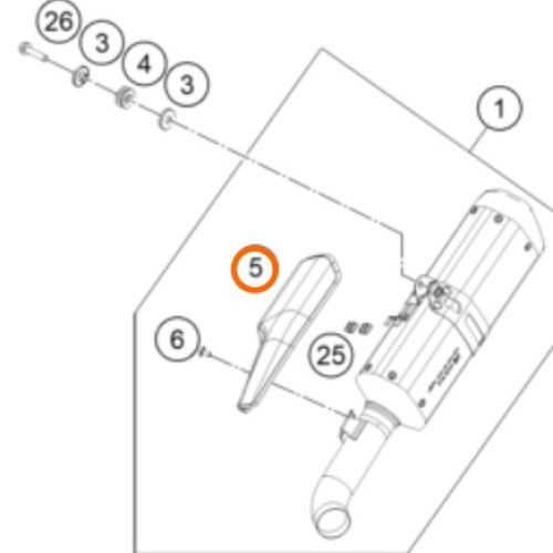 PROTECTOR DE ESCAPE 250/390 DUKE 13-18
