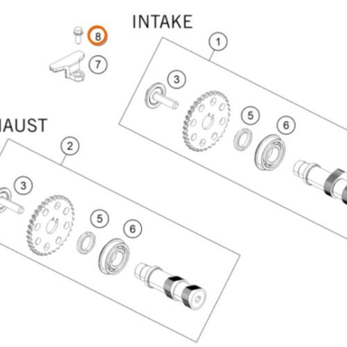 PERNO M6X14 200 DUKE 19-20