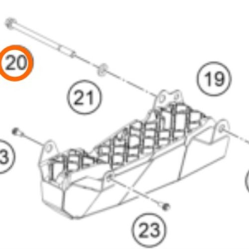 PERNO M6X90 DE CUBRE CARTER 200 DU