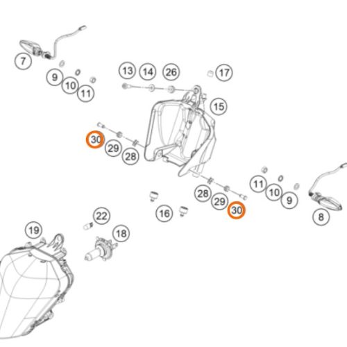 PERNO DE FARO 200/250 DUKE 12-18