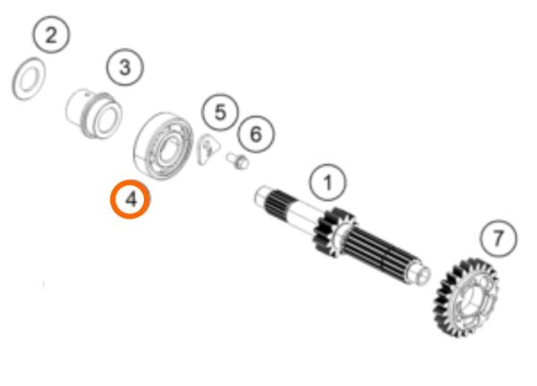 RODILLO DE SELECTOR 390 DUKE