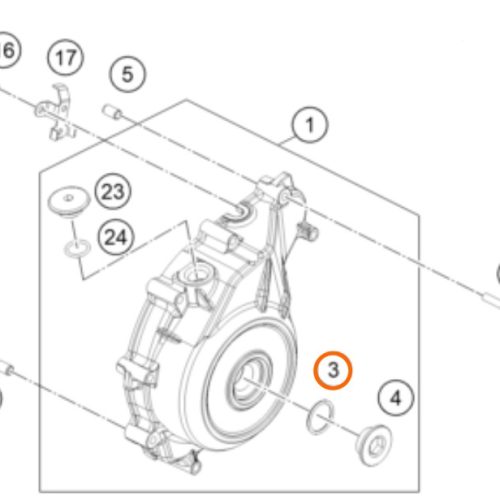 O RING DE TAPON ROSCADO J770024015