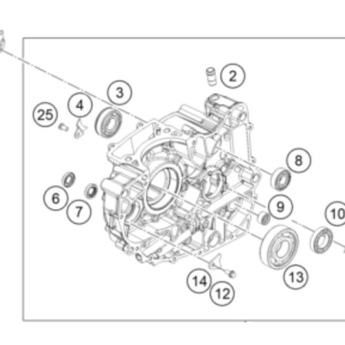 PERNO M5X10 DE RESPIRADERO DE  MOTOR 200 DUKE 12-16