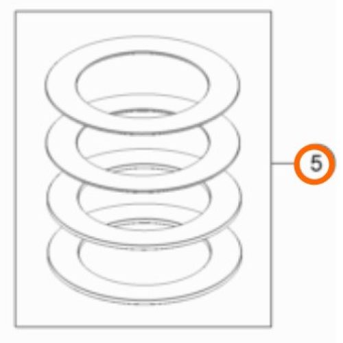 KIT DE ARANDELAS AMORTIGUADOR POST 790 S